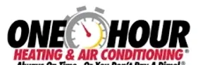 One Hour Heating & Air Conditioning + Benjamin Franklin Plumbing logo
